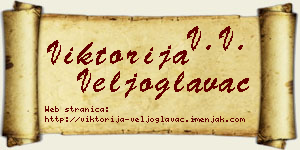 Viktorija Veljoglavac vizit kartica
